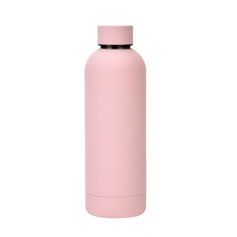 Thermosfles 500 ml Roze met naam