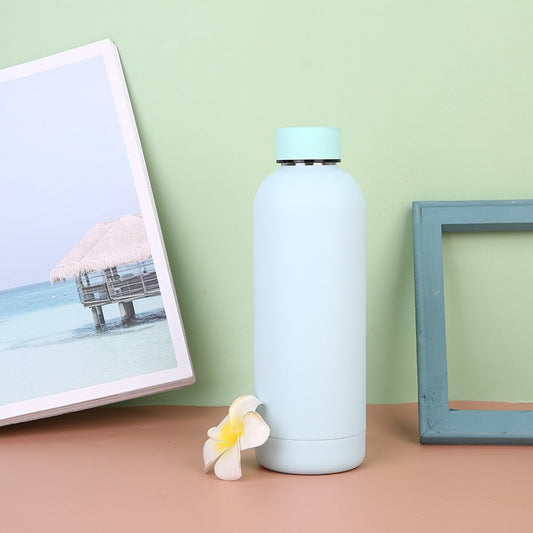 Thermosfles 500 ml mint groen met naam