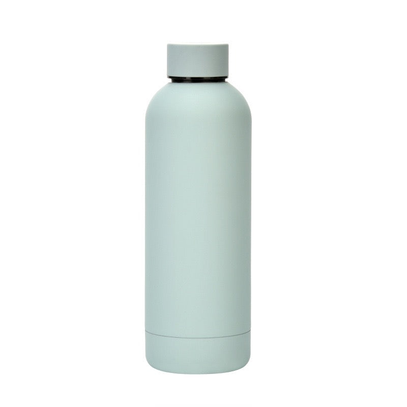 Thermosfles 500 ml mint groen met naam