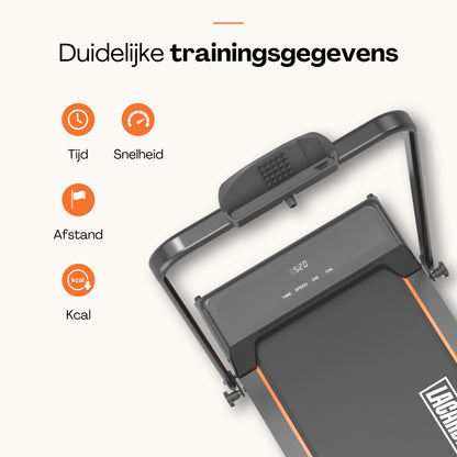 Elektrische loopband met hendel - Met afstandsbediening - 1-10km/u