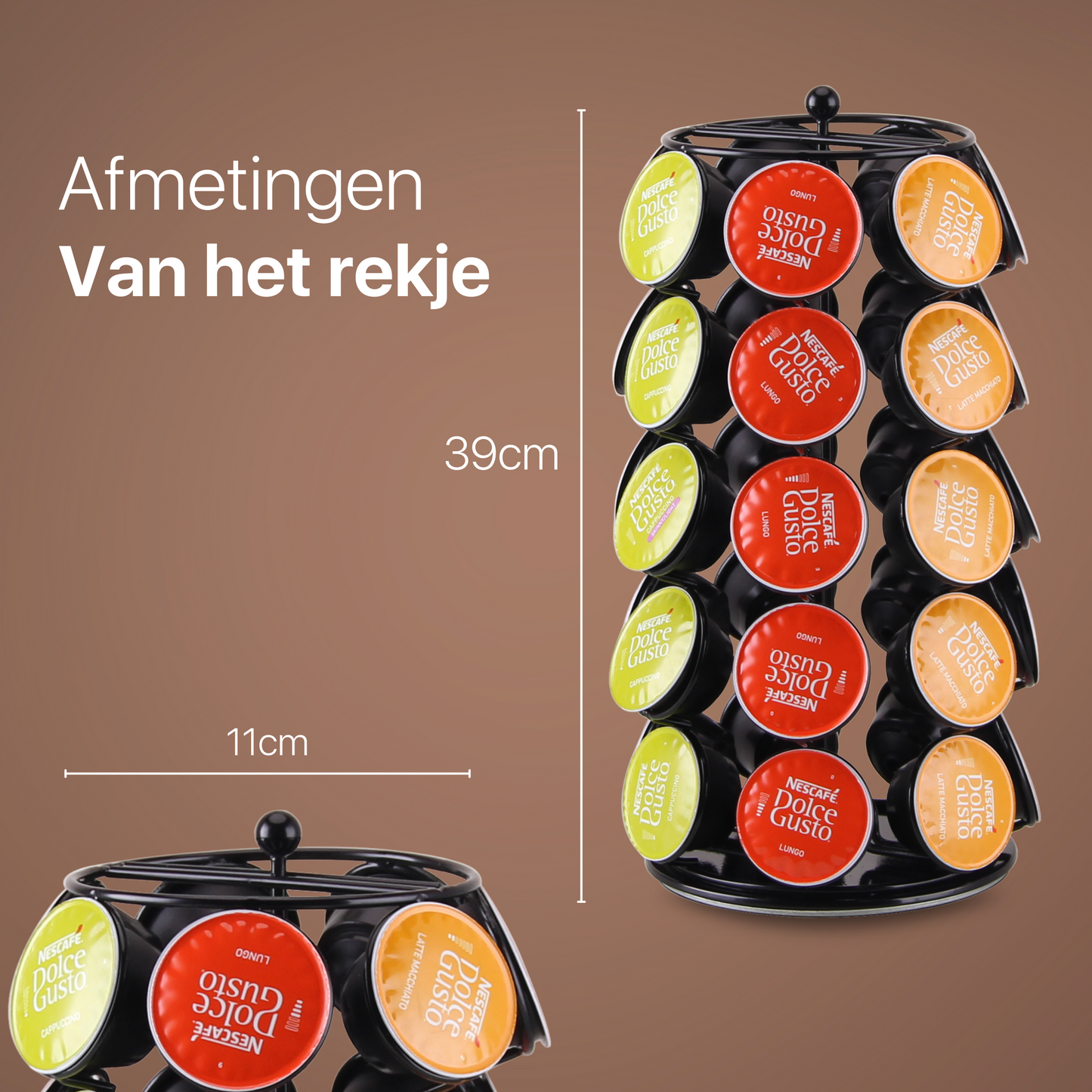 LaCardia Draaibare Capsulehouder Dolce Gusto (35 cups)