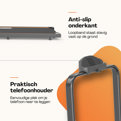 Elektrische loopband met hendel - Met afstandsbediening - 1-10km/u