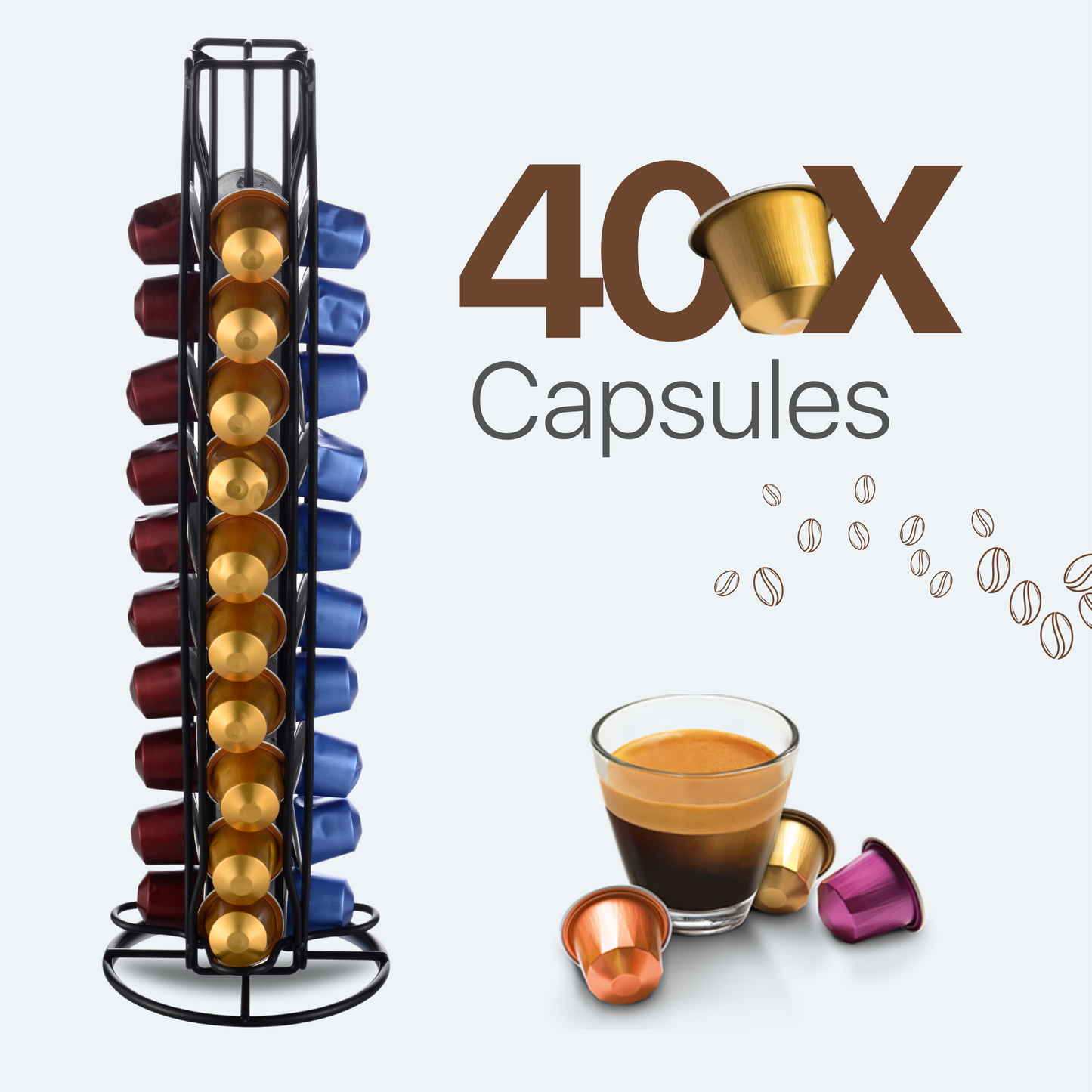 LaCardia Capsulehouder Nespresso (40 cups)