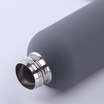 Thermosfles 500ml Grijs met naam