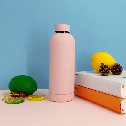 Thermosfles 500 ml Roze met naam