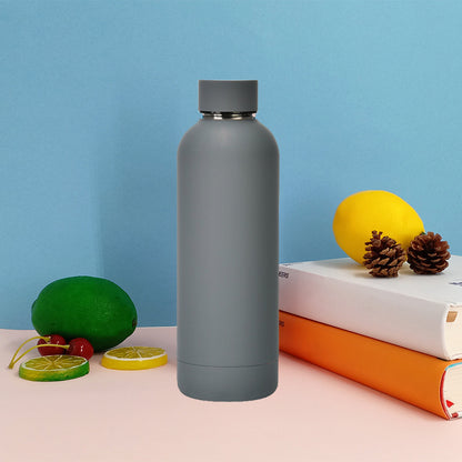 Thermosfles 500ml Grijs met naam