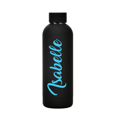Thermosfles 500ml Zwart met naam