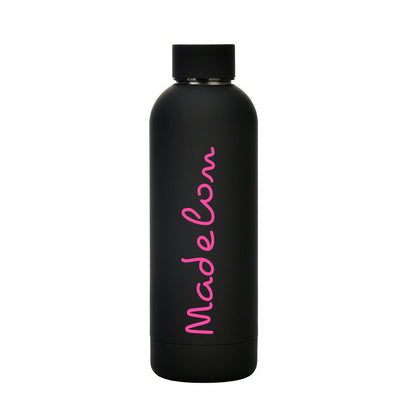 Thermosfles 500ml Zwart met naam