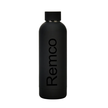 Thermosfles 500ml Zwart met naam